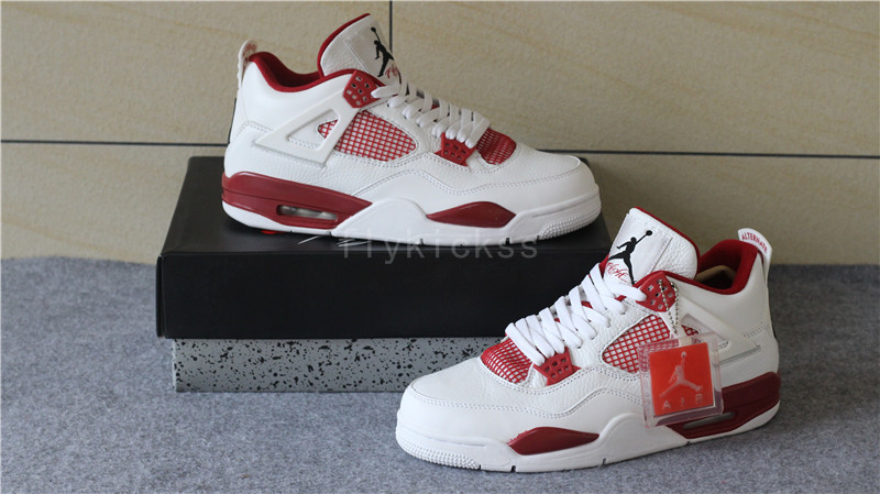 Air Jordan 4 Retro Low Alternate 89 White Red